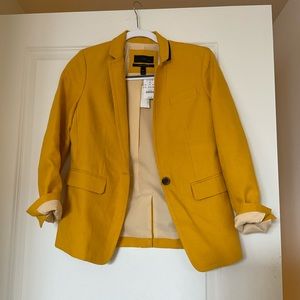 J. Crew Yellow Blazer